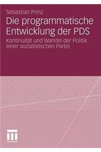 Die Programmatische Entwicklung Der Pds