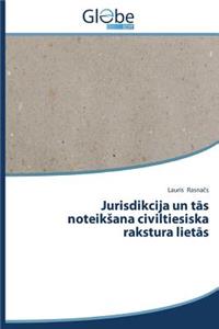 Jurisdikcija un tās noteiksana civiltiesiska rakstura lietās