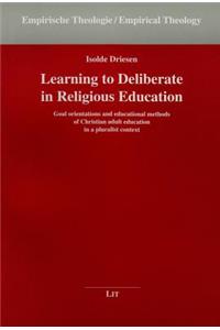 Learning to Deliberate in Religious Education, 23