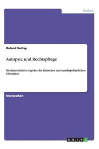 Autopsie und Rechtspflege