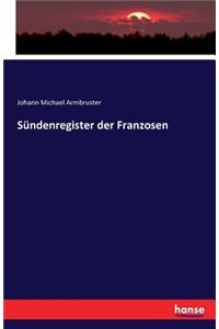 Sündenregister der Franzosen