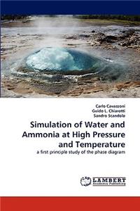 Simulation of Water and Ammonia at High Pressure and Temperature
