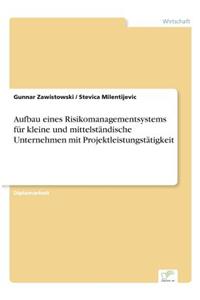 Aufbau eines Risikomanagementsystems für kleine und mittelständische Unternehmen mit Projektleistungstätigkeit