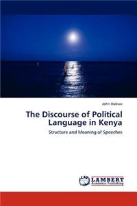 The Discourse of Political Language in Kenya