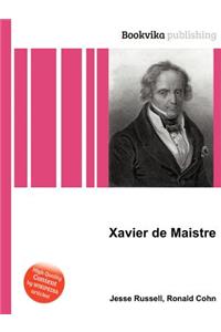 Xavier de Maistre
