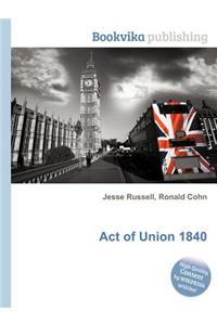 Act of Union 1840