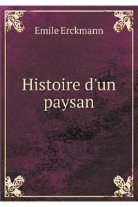 Histoire d'un paysan