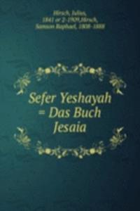 Sefer Yeshayah = Das Buch Jesaia