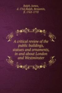 critical review of the public buildings, statues and ornaments, in and about London and Westminster