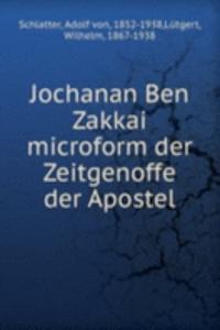 JOCHANAN BEN ZAKKAI MICROFORM DER ZEITG