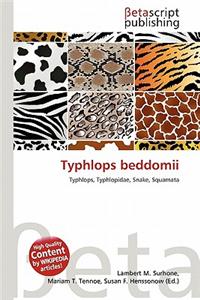 Typhlops Beddomii