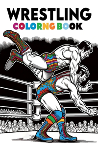 Wrestling Coloring Book