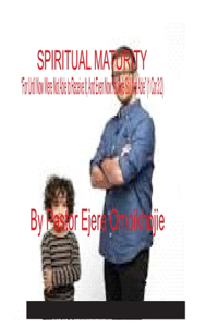 Spiritual Maturity