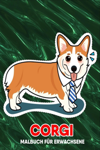 Corgi Malbuch für Erwachsene