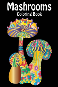 Mushrooms Coloring Book