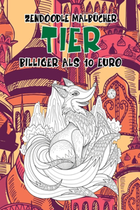 Zendoodle Malbücher - Billiger als 10 Euro - Tier
