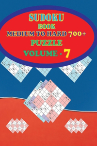 Volume 7 Sudoku Book Medium to Hard