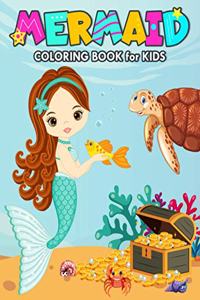 Mermaid Coloring Book for Kids