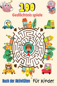 100 Gedächtnis spiele Buch der Aktivitäten Für Kinder