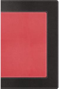 NKJV, The Woman's Study Bible, Leathersoft, Pink/Black, Thumb Indexed