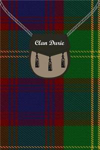 Clan Durie Tartan Journal/Notebook