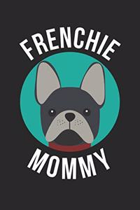 French Bulldog Shirt Frenchie Notebook 'Dog Mom' - Gift for Dog Lovers - French Bulldog Shirt Frenchie Journal