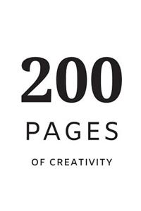 200 pages of creativity