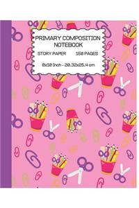 Primary Composition Notebook For Kids