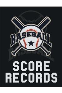 Baseball Score Records