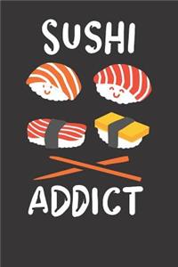 Sushi Addict Notebook Journal