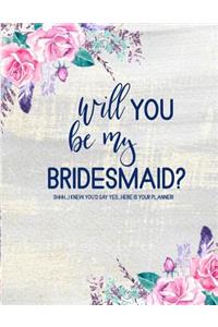 Will You Be My Bridesmaid? Here is Your Planner