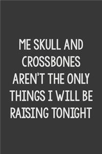 Me Skull and Crossbones Aren't the Only Things I Will be Raising Tonight