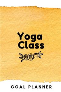 Yoga Class Goal Planner