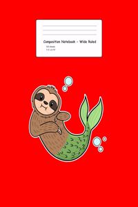 Composition Notebook - Wirde Ruled