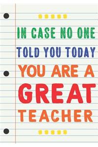 Teacher Appreciation Gift