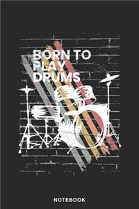 Drumset Instrument Art Graphic Notebook