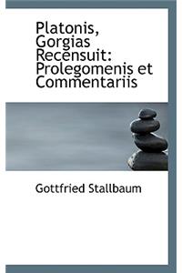 Platonis, Gorgias Recensuit