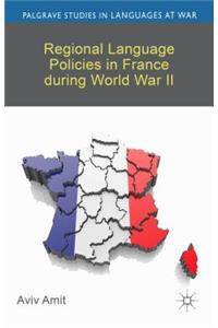 Regional Language Policies in France During World War II