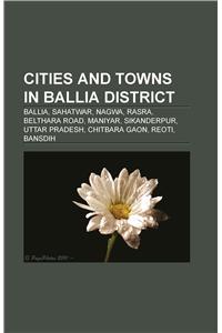 Cities and Towns in Ballia District
