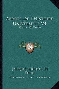 Abrege De L'Histoire Universelle V4