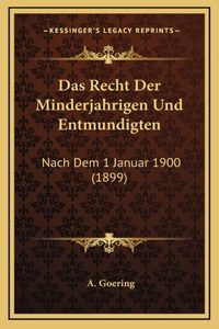 Das Recht Der Minderjahrigen Und Entmundigten
