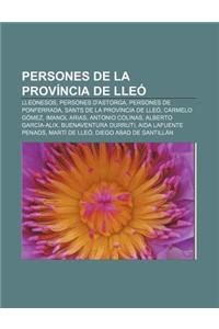 Persones de La Provincia de Lleo