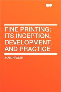 Fine Printing