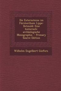 Die Externsteine Im Furstenthum Lippe-Detmold