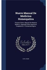 Nuevo Manual de Medicina Homeopatica