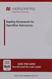 Sapling Homework for Openstax Astronomy (Multi-Term Access)