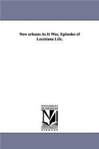 New Orleans as It Was. Episodes of Louisiana Life.