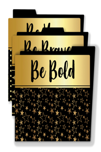 Sparkle and Shine File Folders