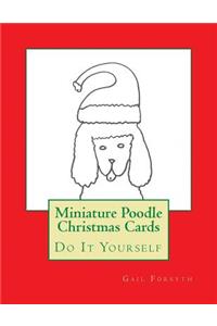 Miniature Poodle Christmas Cards