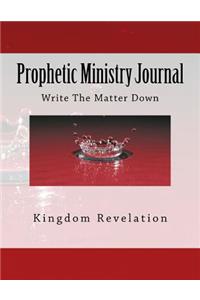 Prophetic Ministry Journal